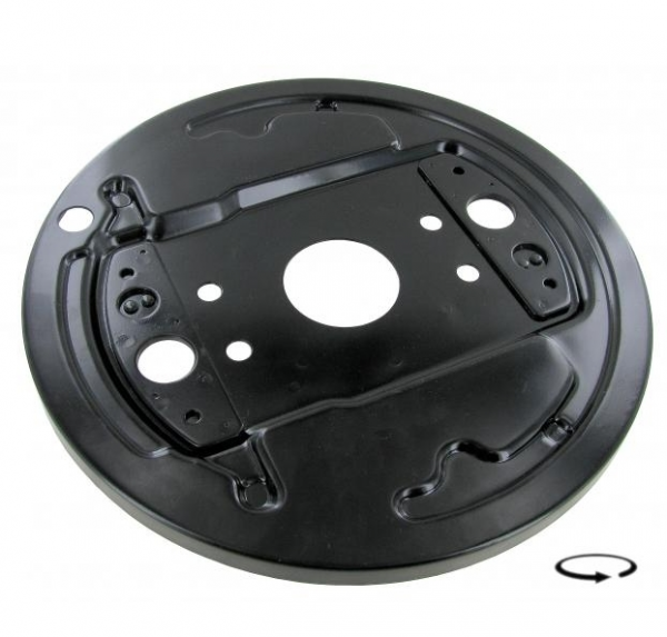 VW Bus T2 T2a T2b 8.67-7.70 Bremssankerplatte Staubblech Abdeckblech Bremse vorne rechts vergl. 211609140C